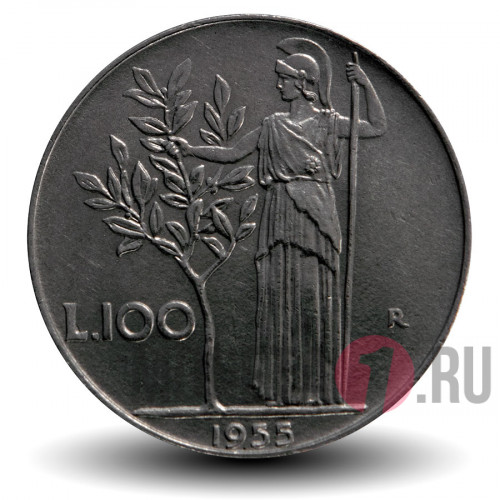 100 лир 1955 года - Италия