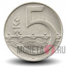 5 крон 1994 года - Чехия - Карлов Мост (кленовый лист)