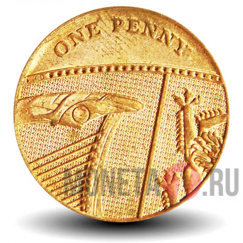 1 пенни 2013 года - Великобритания - Елизавета II