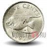 5 центов 1970 года - Бермуды - Морской ангел