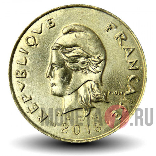 100 франков 2018 года - Французская Полинезия - Остров Муреа