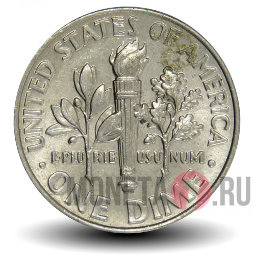 1 дайм 2011 года - США - Рузвельт - P