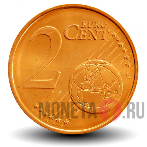2 евроцента 2004 год - Финляндия - Геральдический лев