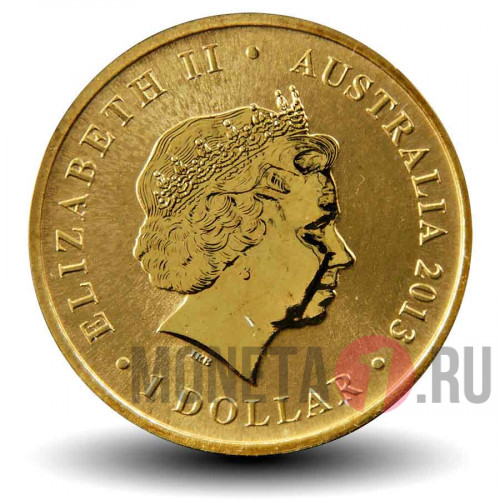 1 доллар 2013 года - Детеныши животных. Австралийский утконос - Австралия