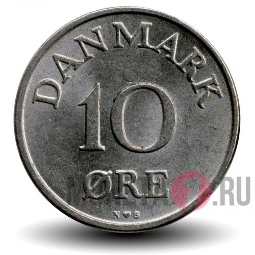 10 ore 1955 года - Фредерик IX - Дания