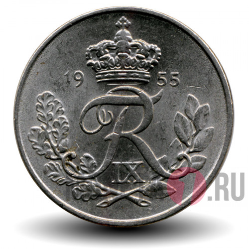 10 ore 1955 года - Фредерик IX - Дания