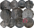 Набор монет Индии 1966 - 2000 гг - 11 монет
