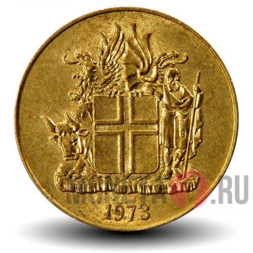 1 крона 1973 года - Исландия