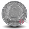 2 цента 2002 года - Восточные Карибские территории - Елизавета II