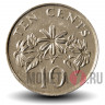 10 центов 1993 года - Сингапур - Жасмин