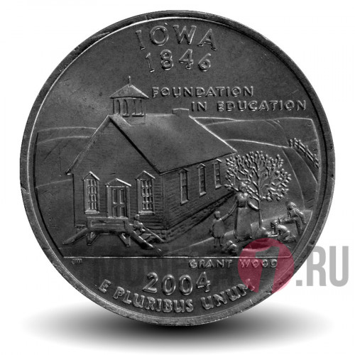 Quarter США 2004 год - Айова - P