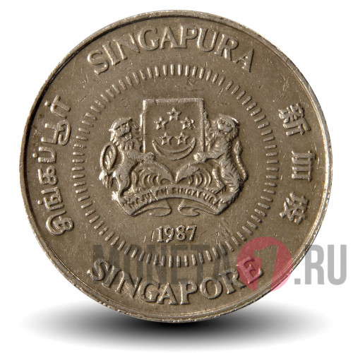 50 центов 1987 года - Сингапур - Алламанда