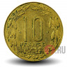 10 франков 1983 года - Центрально-Африканские штаты - Антилопы