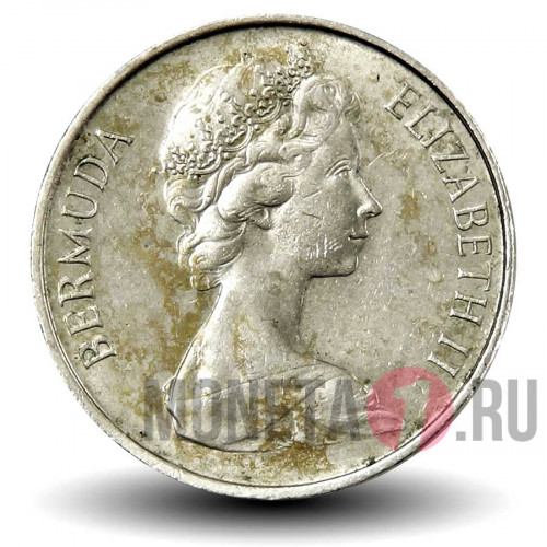 5 центов 1979 года - Бермуды - Морской ангел