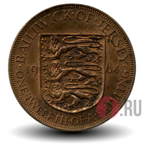 1/12 Shilling 1964 года - Остров Джерси