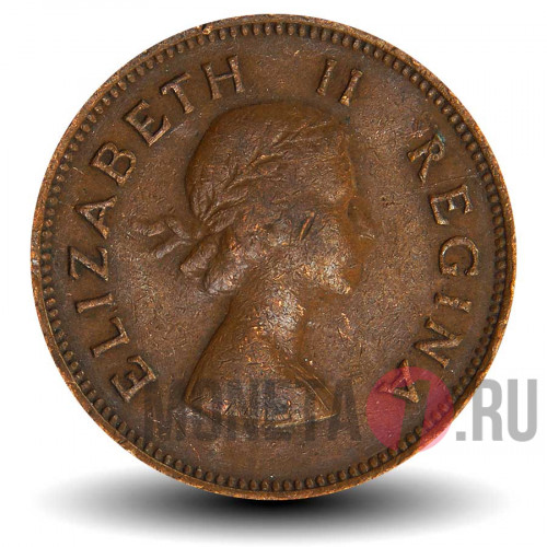1/2 пенни 1955 года - ЮАР