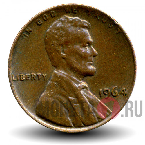 1 цент 1964 года - США