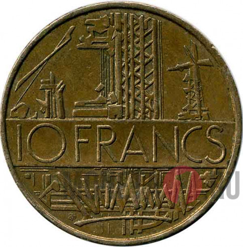 10 Francs 1987 год - Франция
