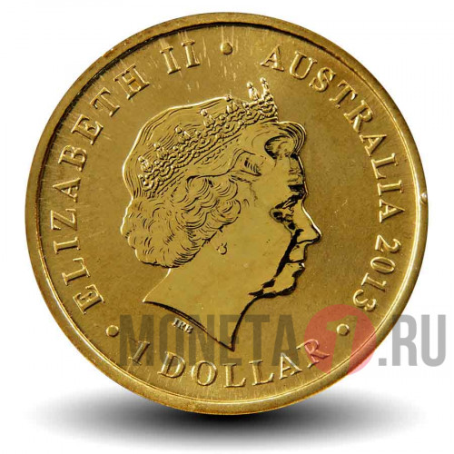 1 доллар 2013 года - Детеныши животных. Австралийская кукабурра - Австралия