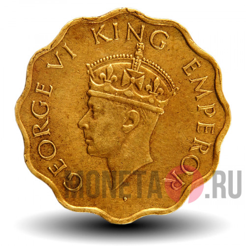 1 анна 1945 года - Британская Индия - George VI