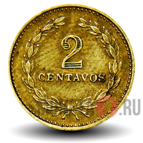 2 сентаво 1974 года - Эль-Сальвадор