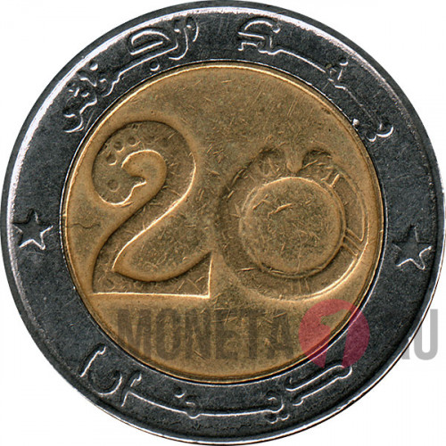 20 динаров 2009 года - Алжир