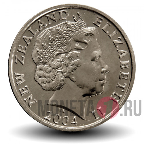 5 центов 2004 года - Новая Зеландия - Ящерица Гаттерия
