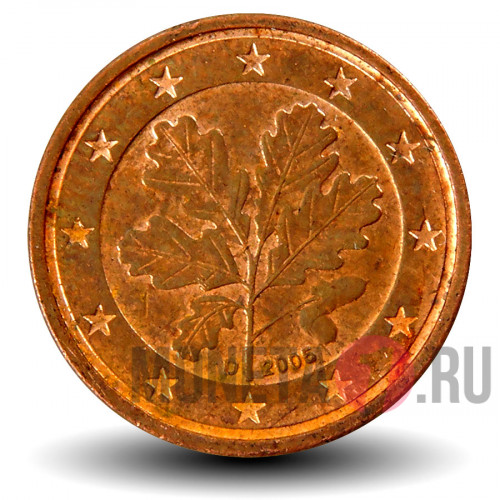 1 евроцент 2005 года - Германия - D