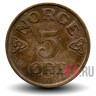 5 эре 1953 года - Норвегия - Хокон VII