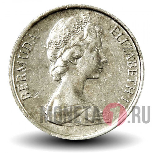 5 центов 1983 года - Бермуды - Морской ангел