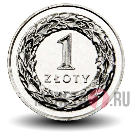 1 злотый 2018 года - Польша