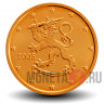 2 евроцента 2005 года - Финляндия - Геральдический лев