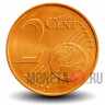 2 евроцента 2005 года - Финляндия - Геральдический лев