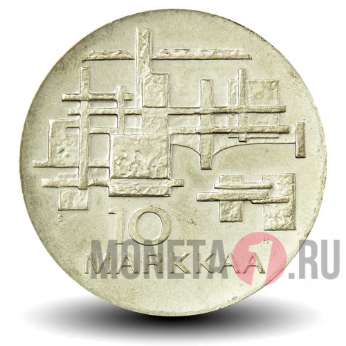 10 марок 1967 года - Финляндия - 50 лет Независимости