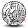 25 центов 2019 года - парк Лоуэлл  - Массачусетс - P