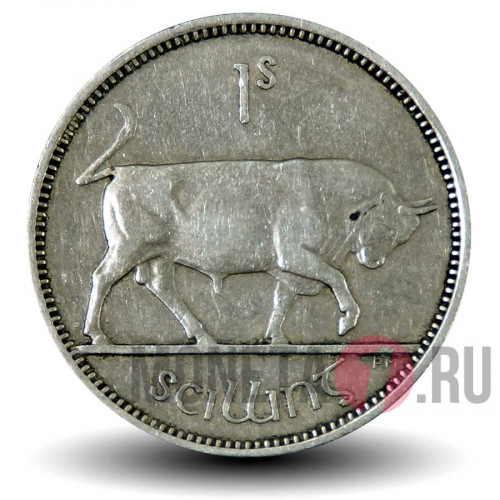 1 шиллинг 1954 года - Ирландия - Бык