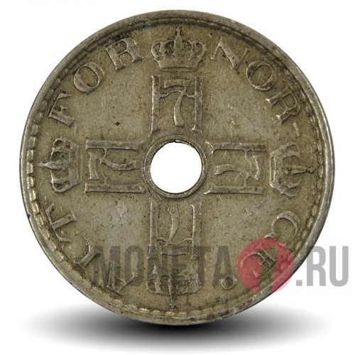 50 эре 1947 года - Норвегия - Хокон VII