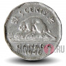 5 центов 1946 года - Канада - Бобр