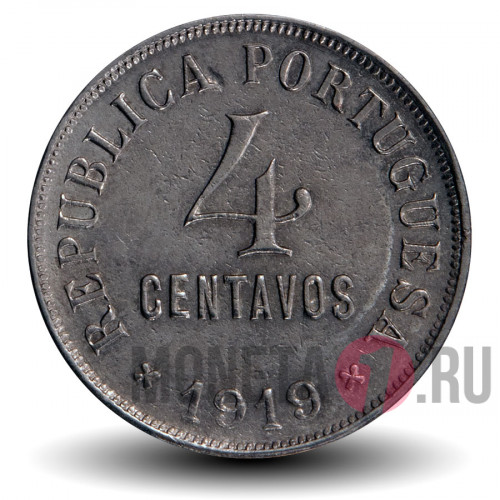 4 сентаво 1919 года - Португалия