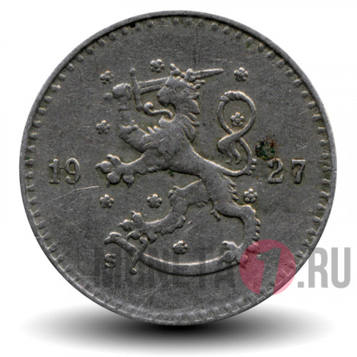 25 пенни 1927 года - Финляндия - S