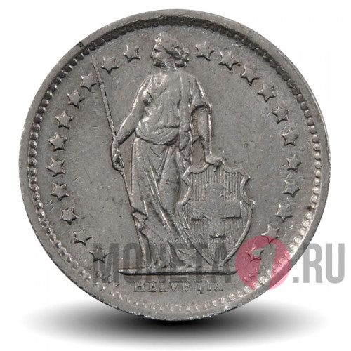 1/2 франка 1968 года - Швейцария