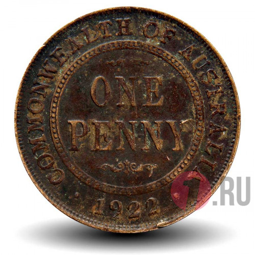 1 пенни 1922 года - Австралия - Георг V