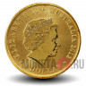 Цветная монета 1 доллар 2012 года - Животные-спортсмены. Длинный прыжок. Ракетная лягушка - Австралия
