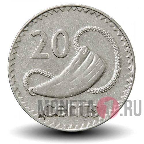 20 центов 1996 год - Фиджи