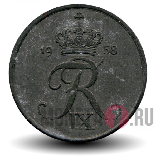 5 ore 1958 года - Фредерик IX - Дания