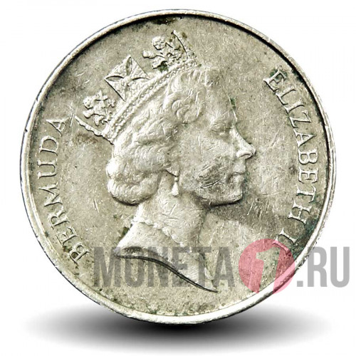 5 центов 1994 года - Бермуды - Морской ангел