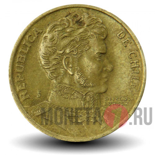 10 песо 2000 года - Чили - Бернардо О'Хиггинс