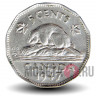 5 центов 1947 года - Канада - Бобр - без знака мондвора