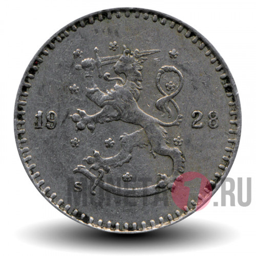 25 пенни 1928 года - Финляндия - S