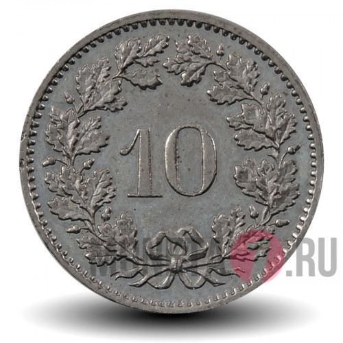 10 рапенов 1981 года - Швейцария - Конфедерация Гельветика